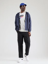 Nike Sportswear T-Shirt blau/orange/schwarz/offwhite