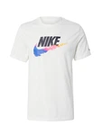 Nike Sportswear T-Shirt blau/orange/schwarz/offwhite Nike Sportswear T-Shirt blau/orange/schwarz/offwhite
