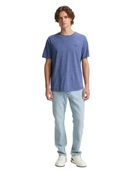 TOM TAILOR DENIM T-Shirt blaumeliert