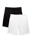 Pull&Bear Shorts schwarz/weiß