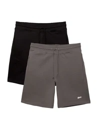 Shorts taupe / schwarz