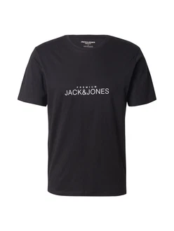 Jack & Jones Premium T-Shirt 'JPRBLAVANCE' schwarz/weiß