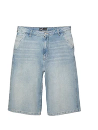 Jeans hellblau / pastellorange