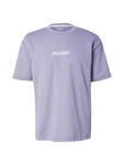 HOLLISTER T-Shirt lila/weiß