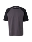 HOLLISTER T-Shirt dunkelgrau/schwarz