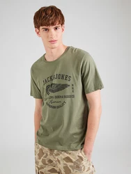 Jack & Jones Premium T-Shirt 'JPRBLUROBAR' oliv/schwarz
