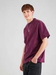 WEEKDAY T-Shirt 'Great' aubergine