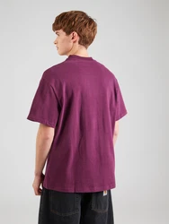 WEEKDAY T-Shirt 'Great' aubergine