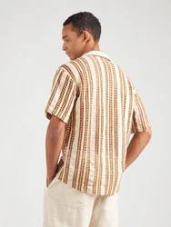Only & Sons Hemd ONSDANI braun/weiß
