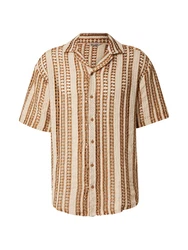 Only & Sons Hemd ONSDANI braun/weiß
