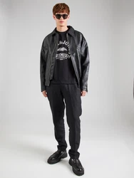 Jack & Jones Premium T-Shirt 'JPRBLUROBAR' schwarz/weiß