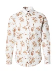 Jack & Jones Premium Hemd JPRBLAMonaco kastanienbraun / mokka / weiß