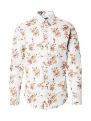 Jack & Jones Premium Hemd JPRBLAMonaco kastanienbraun / mokka / weiß