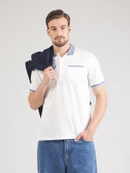 bugatti Poloshirt marine/weiß