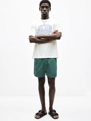 Pull&Bear Badeshorts hellgrün