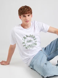 Jack & Jones Premium T-Shirt 'JPRBLUROBAR' hellgrn/wei