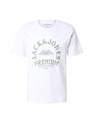 Jack & Jones Premium T-Shirt 'JPRBLUROBAR' hellgrn/wei