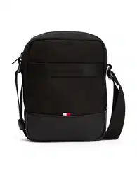 Umhngetasche (GRS) cranberry / schwarz / wei