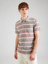 Jack's Poloshirt braun/grau/rosa/weiß