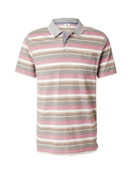 Jack's Poloshirt braun/grau/rosa/weiß