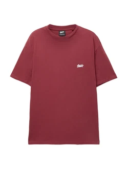 Pull&Bear T-Shirt 'STWD' burgunder Pull&Bear T-Shirt 'STWD' burgunder