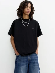 Pull&Bear T-Shirt 'STWD' dunkelgrau/schwarz