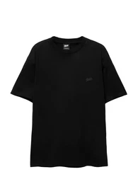 T-Shirt 'STWD' dunkelgrau / schwarz