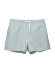 Pull&Bear Badeshorts grün/weiß