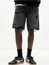 Pull&Bear Shorts schwarz