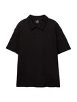Pull&Bear Poloshirt schwarz