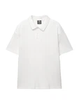 Pull&Bear Poloshirt weiß