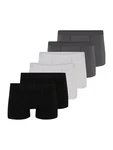 ABOUT YOU Boxershorts 'Jakob' dunkelgrau/graumeliert/schwarz