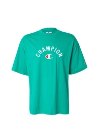 T-Shirt grasgrn / rot / wei