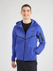 Nike Sportswear Sweatjacke 'TECH FLEECE' royalblau/schwarz
