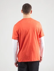 Nike Sportswear T-Shirt '12MO JDI SP25' orangerot/weiß