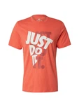 Nike Sportswear T-Shirt '12MO JDI SP25' orangerot/weiß