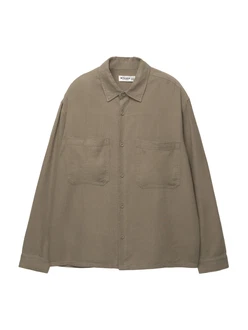 Pull&Bear Hemd schlammfarben