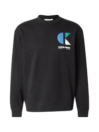 Sweatshirt hellblau / schilf / schwarz / wei
