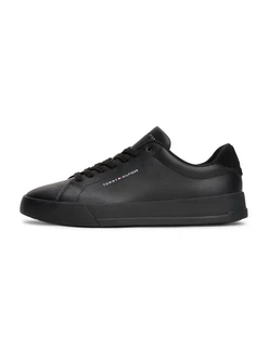 TOMMY HILFIGER Sneaker 'Court Ess' schwarz/weiß