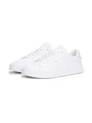 TOMMY HILFIGER Sneaker 'Court Ess' weiß/wollweiß
