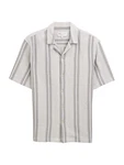 TOM TAILOR DENIM Hemd grau/hellgrau/weiß