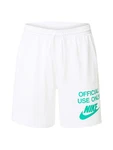 Nike Sportswear Shorts CLUB OFFICIAL jade/weiß