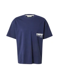 T-Shirt navy / wei
