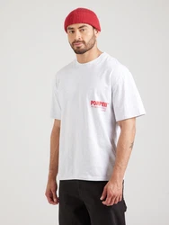 POMPEII T-Shirt 'UNTALENTED' graumeliert/rot