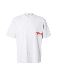 T-Shirt 'UNTALENTED' graumeliert / rot