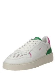Sneaker grasgrn / dunkelpink / wei