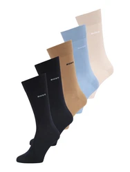 BOSS Socken 5er Pack beige/dunkelbeige/blau/navy