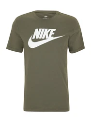 Nike Sportswear T-Shirt 'Icon Futura' oliv/weiß