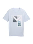 TOM TAILOR DENIM T-Shirt marine/hellblau/dunkelgrün/weiß