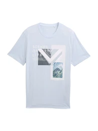 T-Shirt marine / hellblau / dunkelgrn / wei